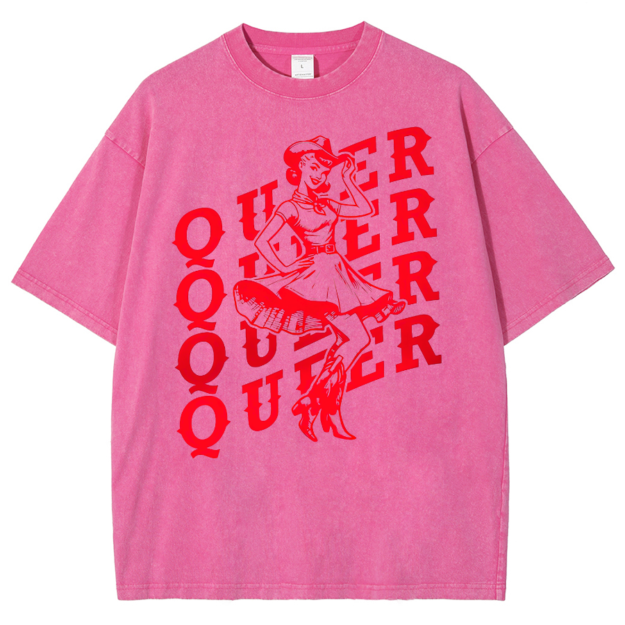 Queer Washed Oversized T-Shirt