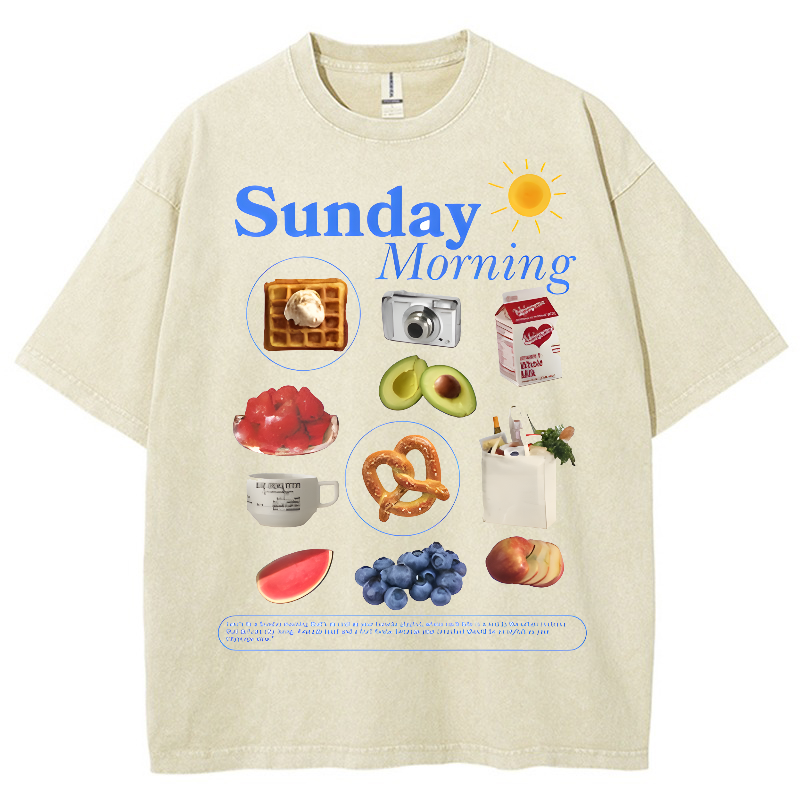 Vintage Snowflake Washed T-Shirt