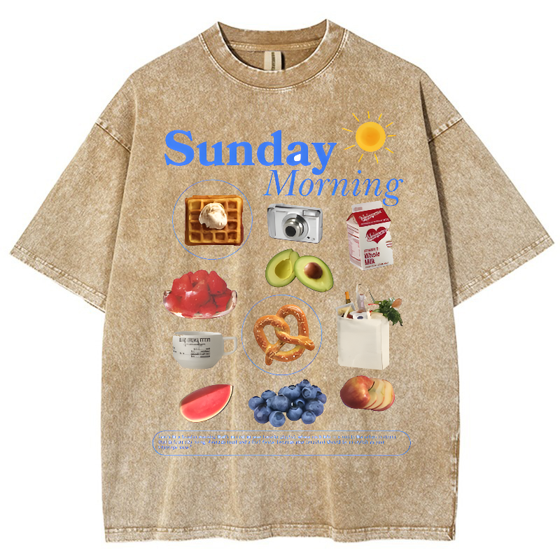 Vintage Snowflake Washed T-Shirt