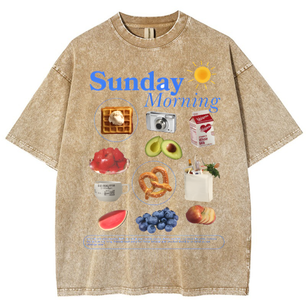 Vintage Snowflake Washed T-Shirt