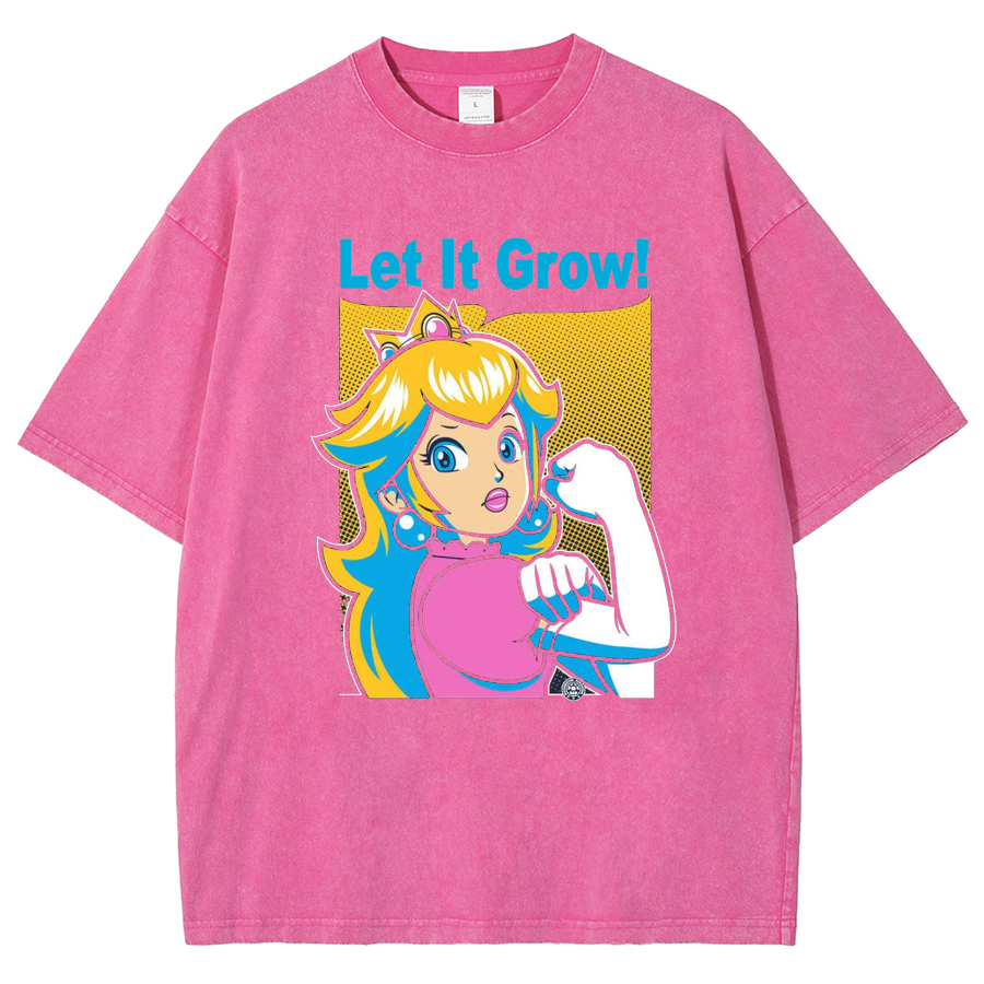 Let It Grow! Unisex Fit Washed T-Shirt