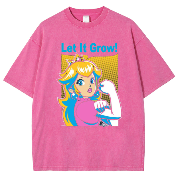 Let It Grow! Unisex Fit Washed T-Shirt