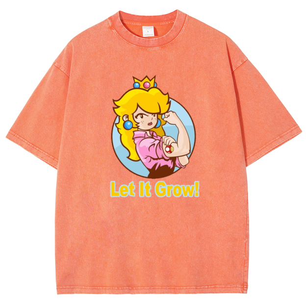 Let It Grow! Unisex Fit Washed T-Shirt