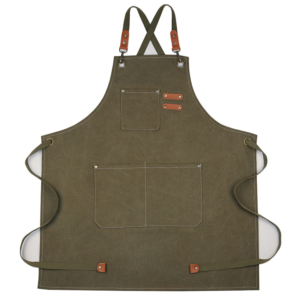 Cotton Multi-Pocket Apron