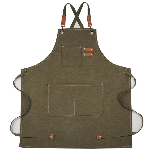 Cotton Multi-Pocket Apron
