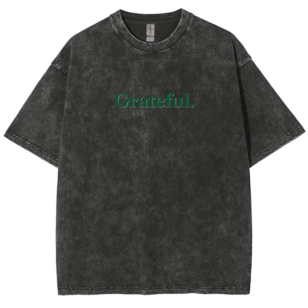 Grateful Aesthetic Summer Unisex Fit Washed T-Shirt