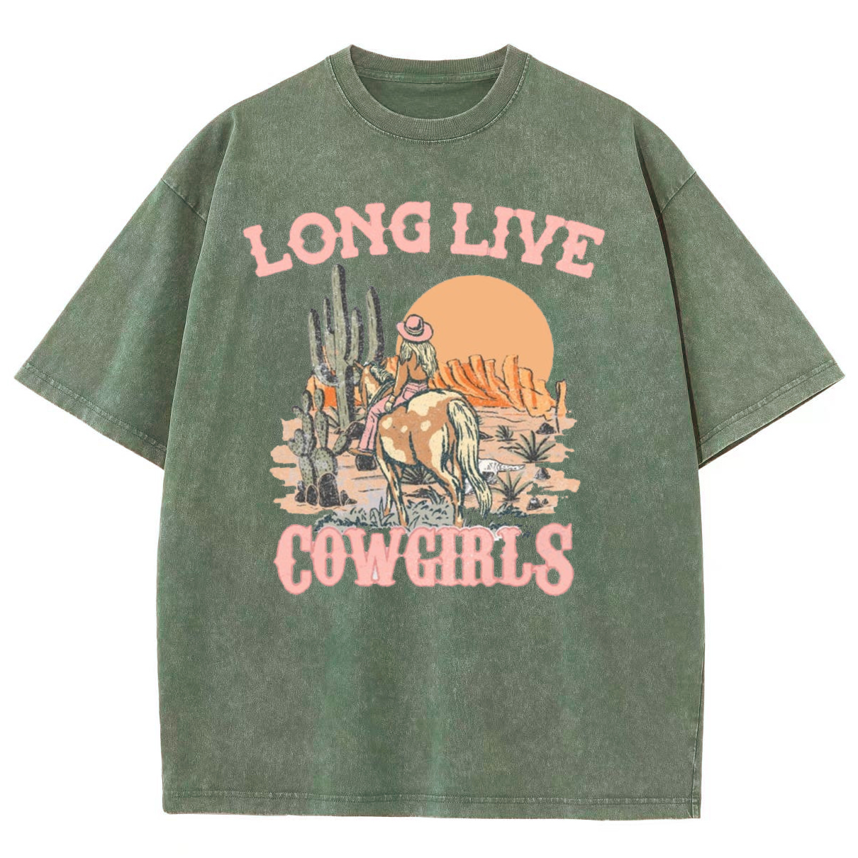 Long Live Cowgirls Washed Oversized T-Shirt