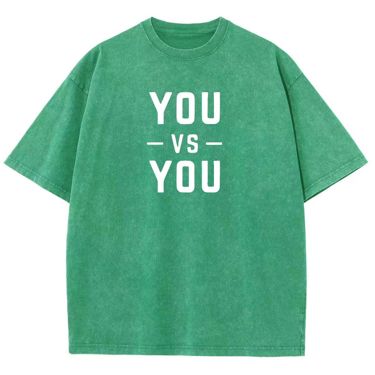 You VS You Unisex Fit Washed Oversized T-Shirt