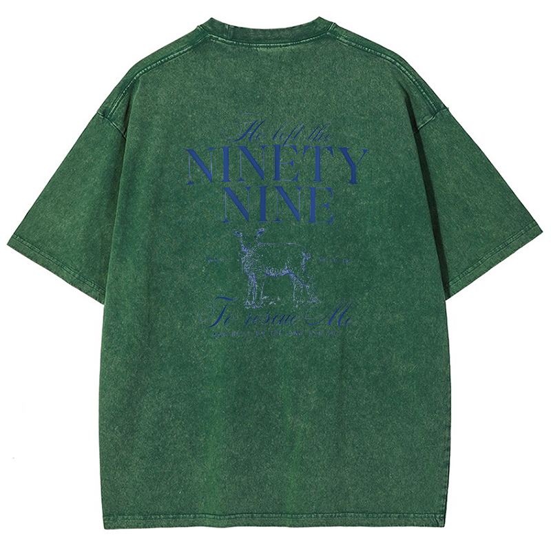 Nignty Nine Vintage Snowflake Washed T-Shirt
