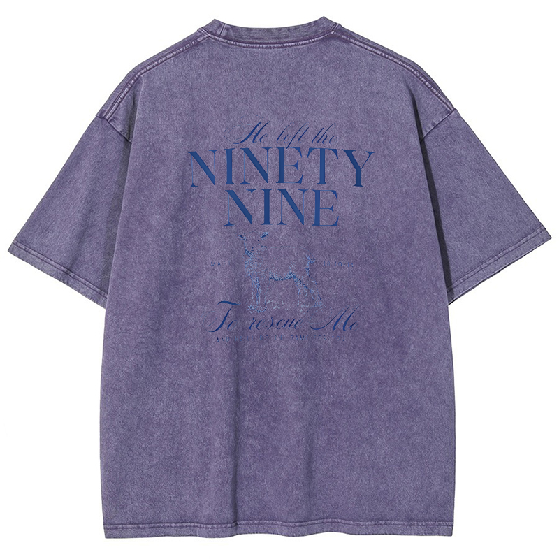 Nignty Nine Vintage Snowflake Washed T-Shirt