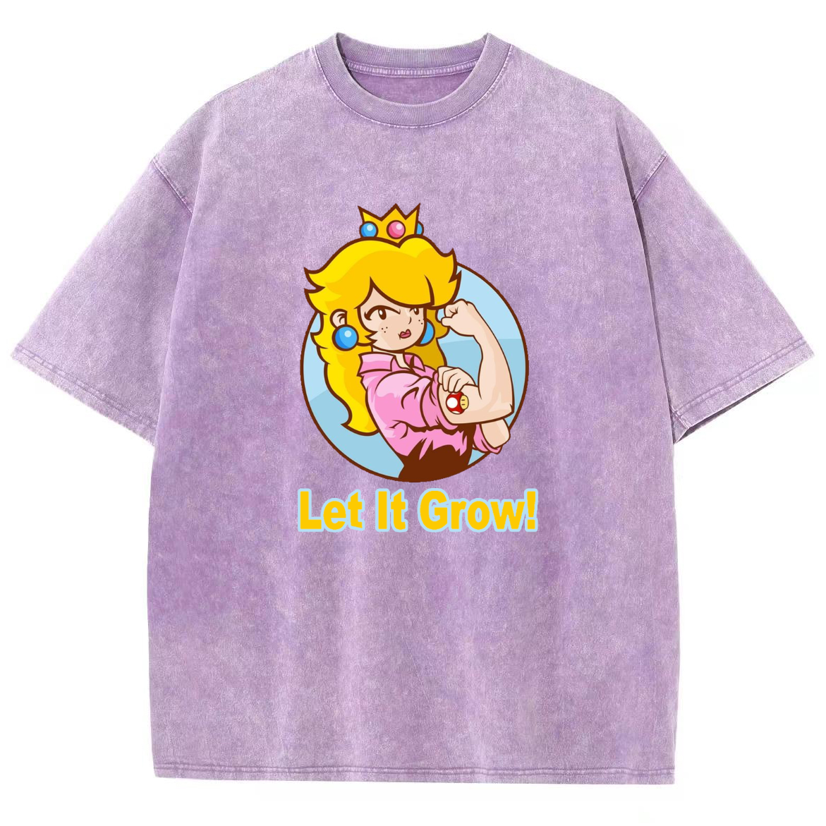 Let It Grow! Unisex Fit Washed T-Shirt