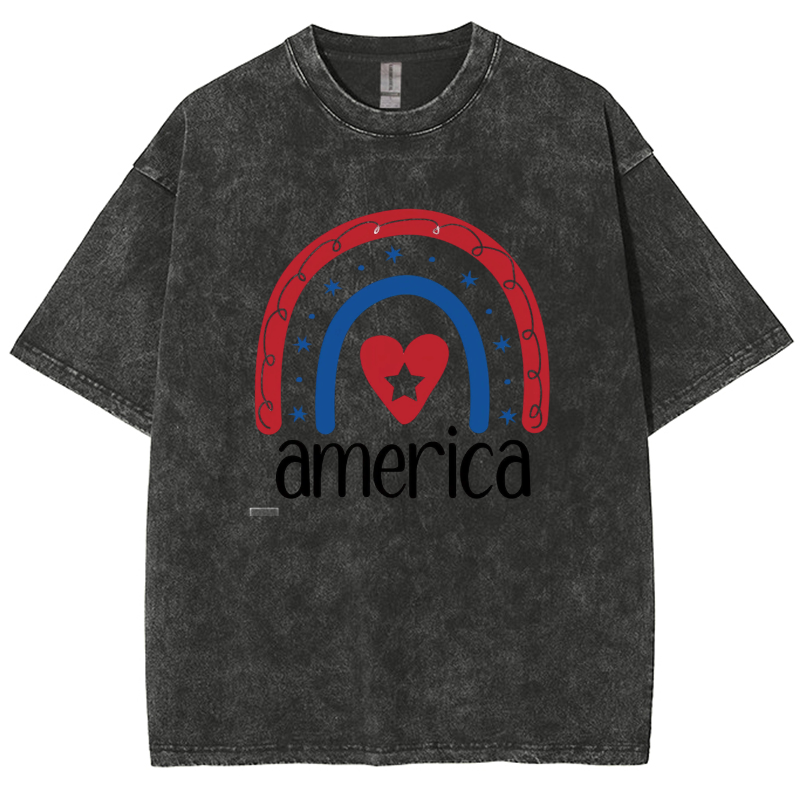 America Washed Oversized T-Shirt