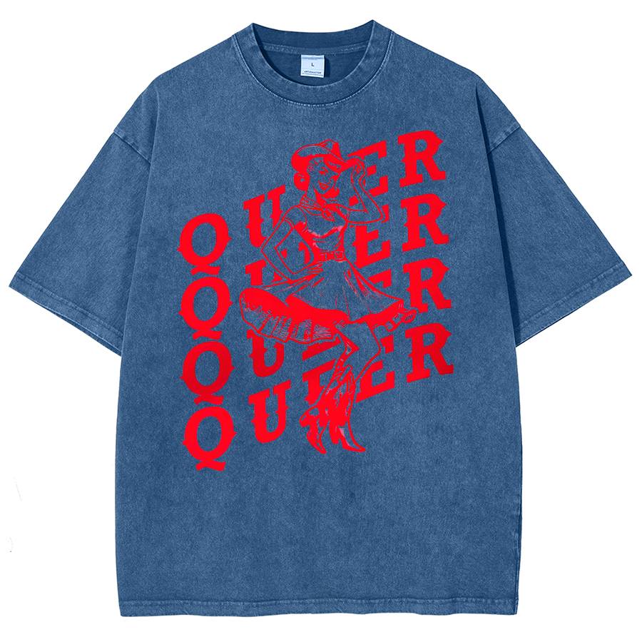 Queer Washed Oversized T-Shirt
