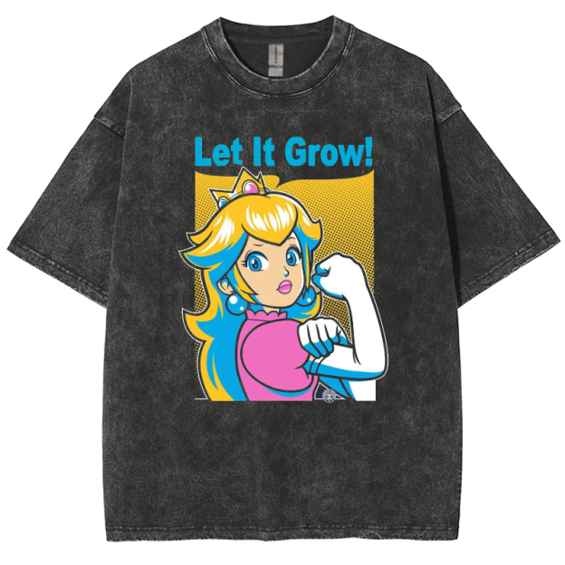 Let It Grow! Unisex Fit Washed T-Shirt