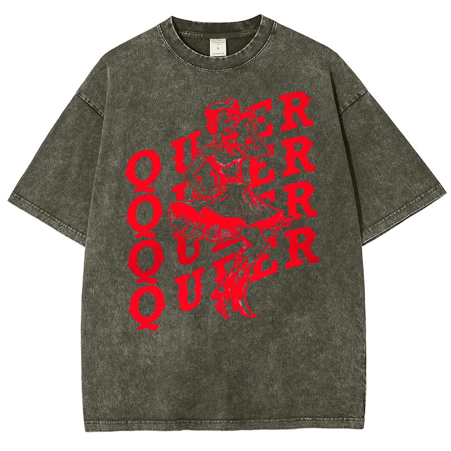 Queer Washed Oversized T-Shirt