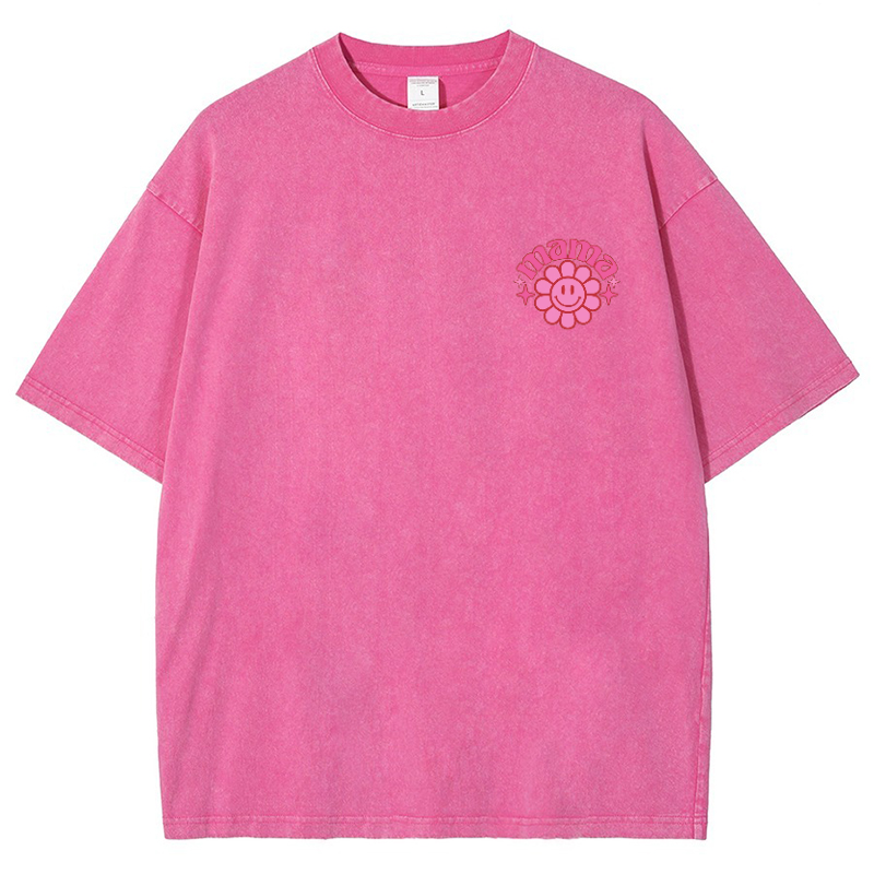 Mama Vintage Snowflake Washed T-Shirt
