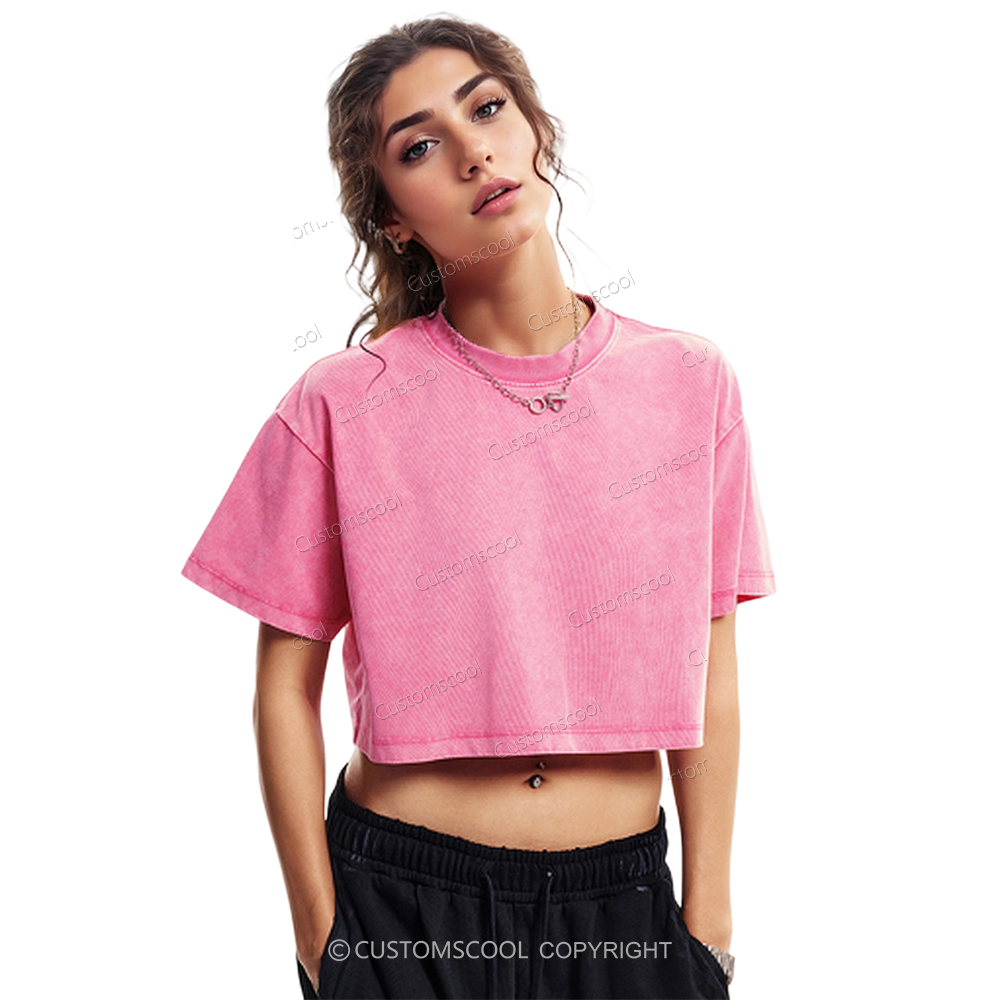 Washed Cropped T-Shirt
