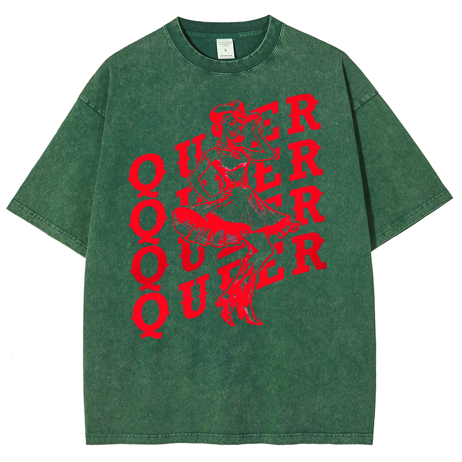 Queer Washed Oversized T-Shirt