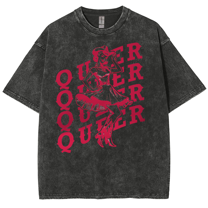 Queer Washed Oversized T-Shirt