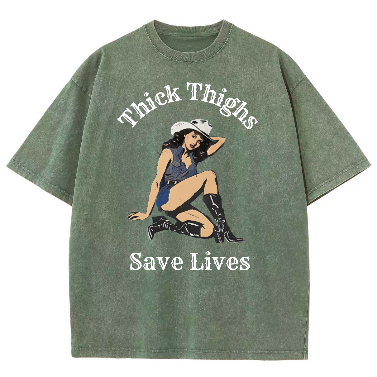 Unisex Fit Washed Oversized T-Shirt