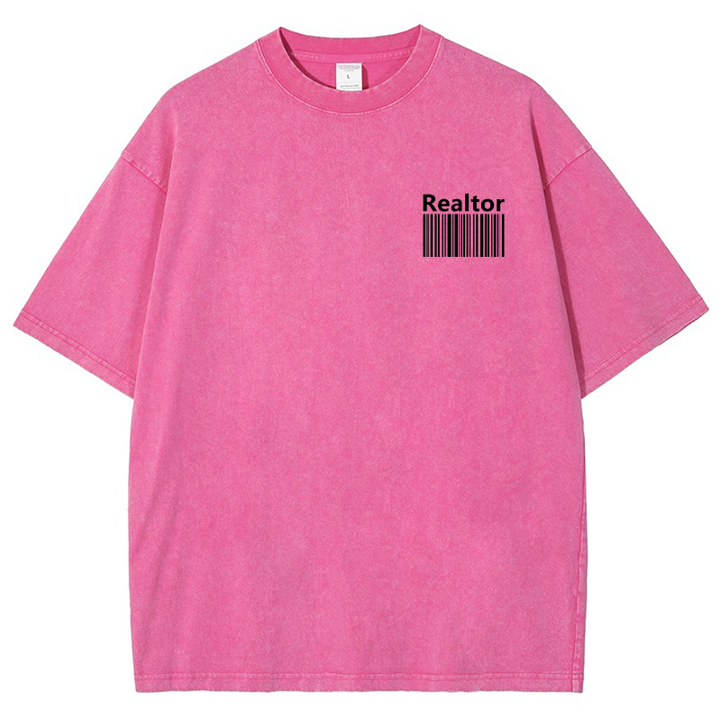 Realtor Vintage Snowflake Washed T-Shirt Customscool