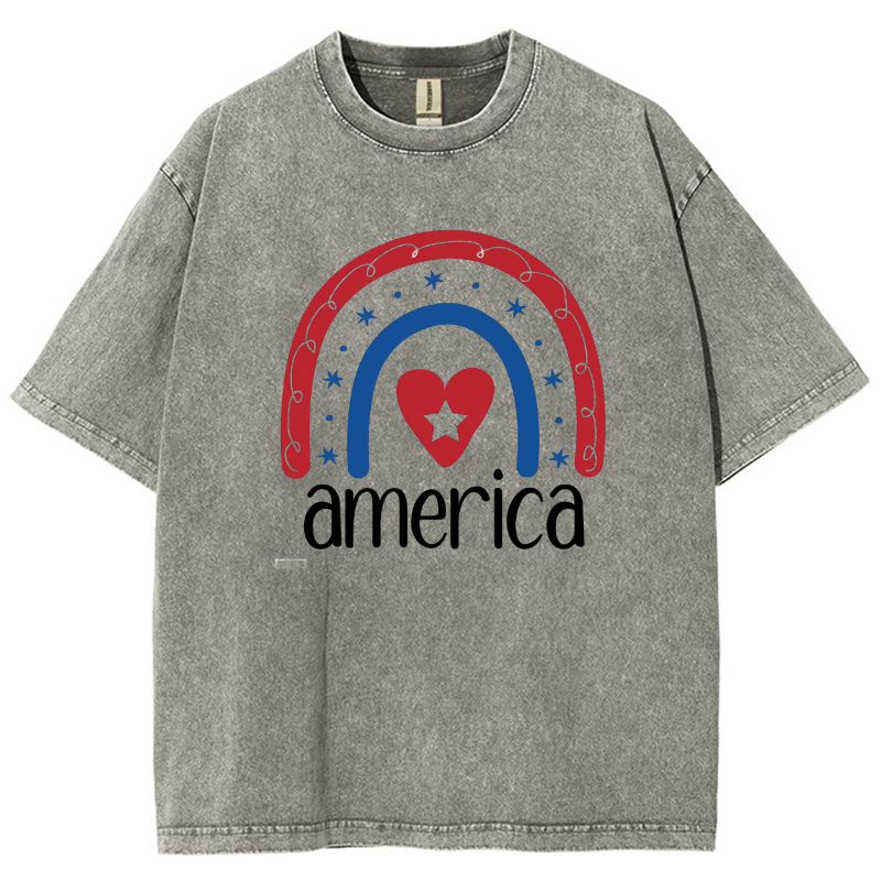 America Washed Oversized T-Shirt