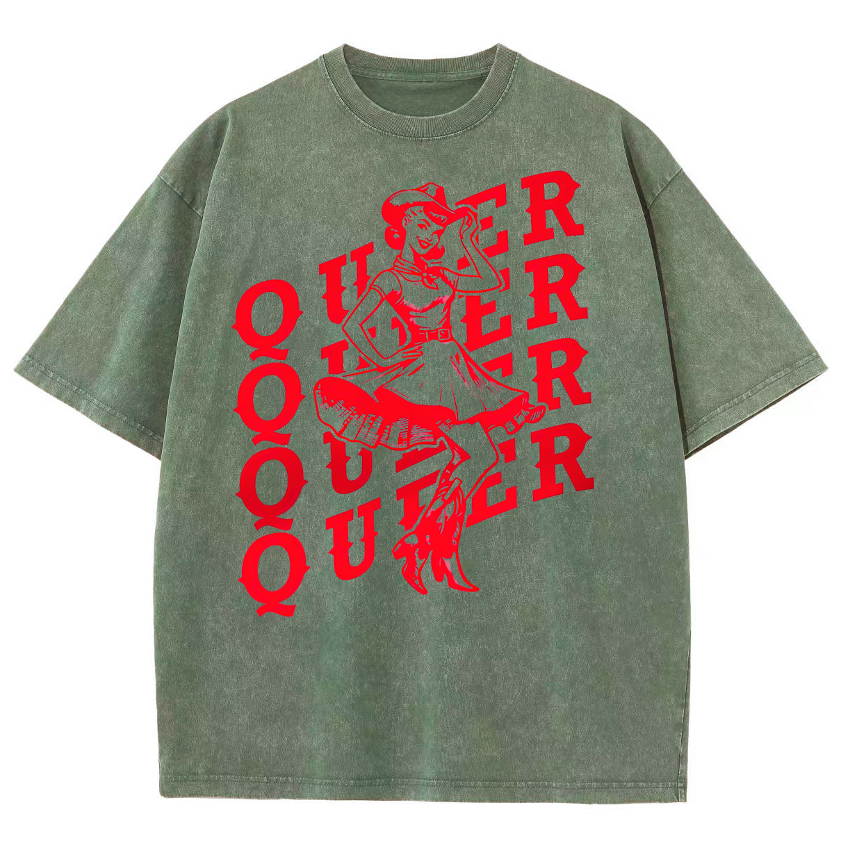 Queer Washed Oversized T-Shirt