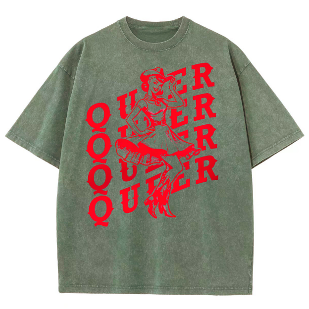 Queer Washed Oversized T-Shirt