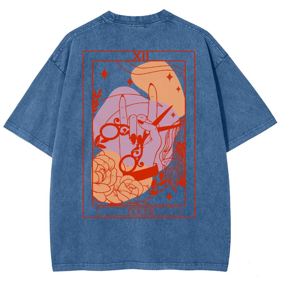 IYKYK Lesbian Sapphic Unisex Fit Washed T-Shirt