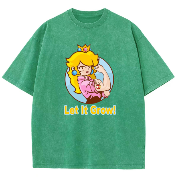 Let It Grow! Unisex Fit Washed T-Shirt