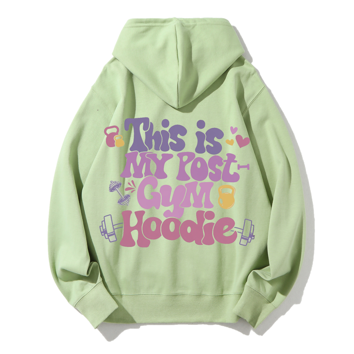 This Is My Post Gym Hoodie Solid Color Hoodie