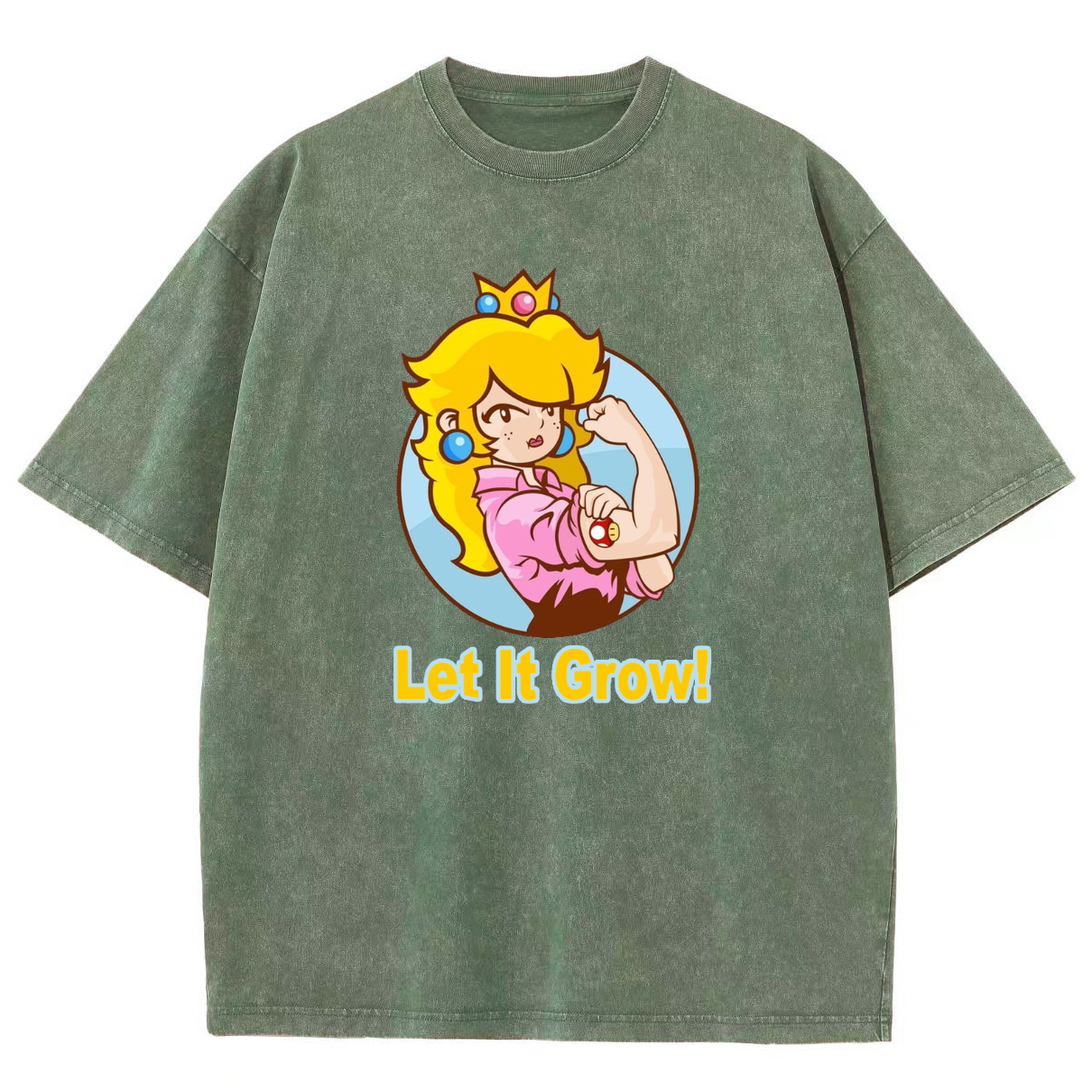 Let It Grow! Unisex Fit Washed T-Shirt