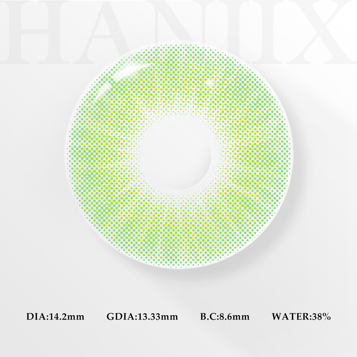 Hidrocor Emerald - Yearly, 2 lenses, plano only