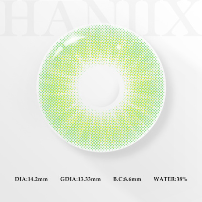 Hidrocor Emerald - Yearly, 2 lenses, plano only