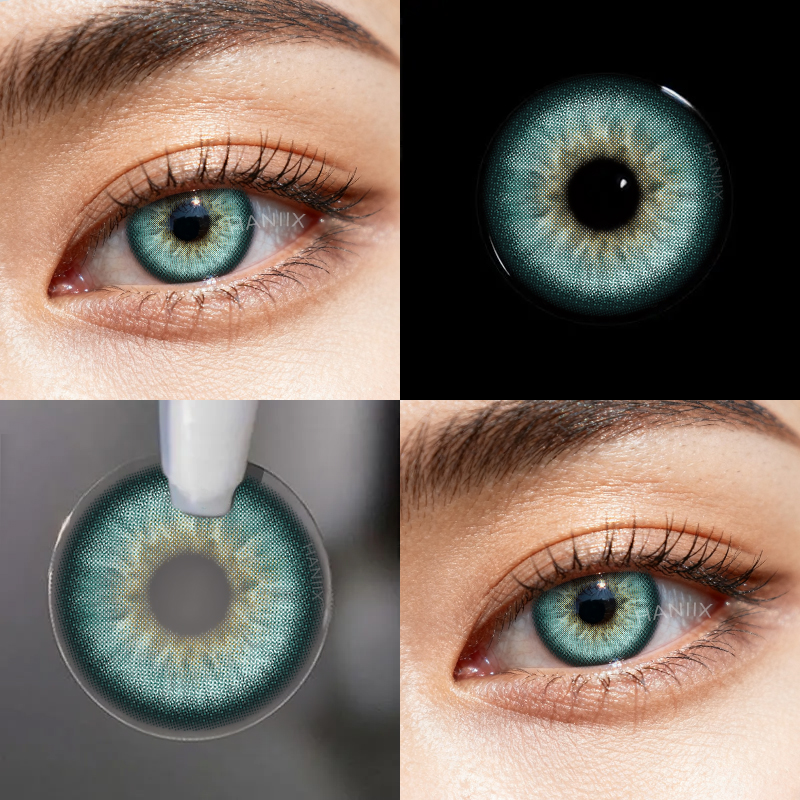 Twist Green Natural 1 Year Colored Contacts – HANIIX