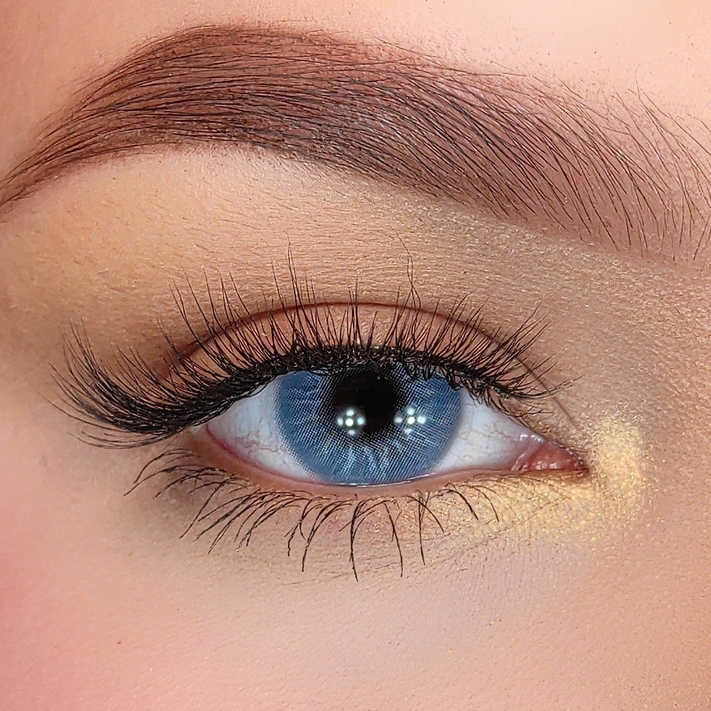Glitter Blue - Yearly, 2 lenses