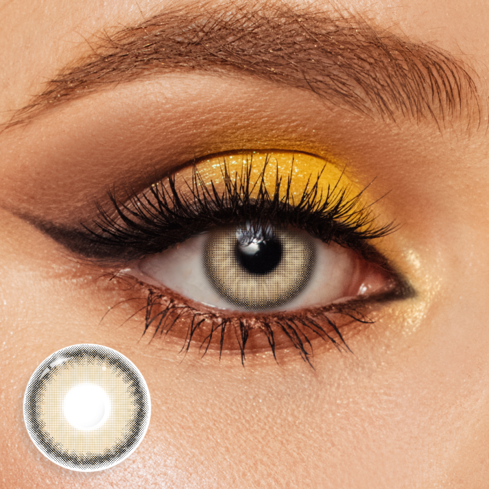 HANIIX Twilight Brown Prescription Colored Contacts