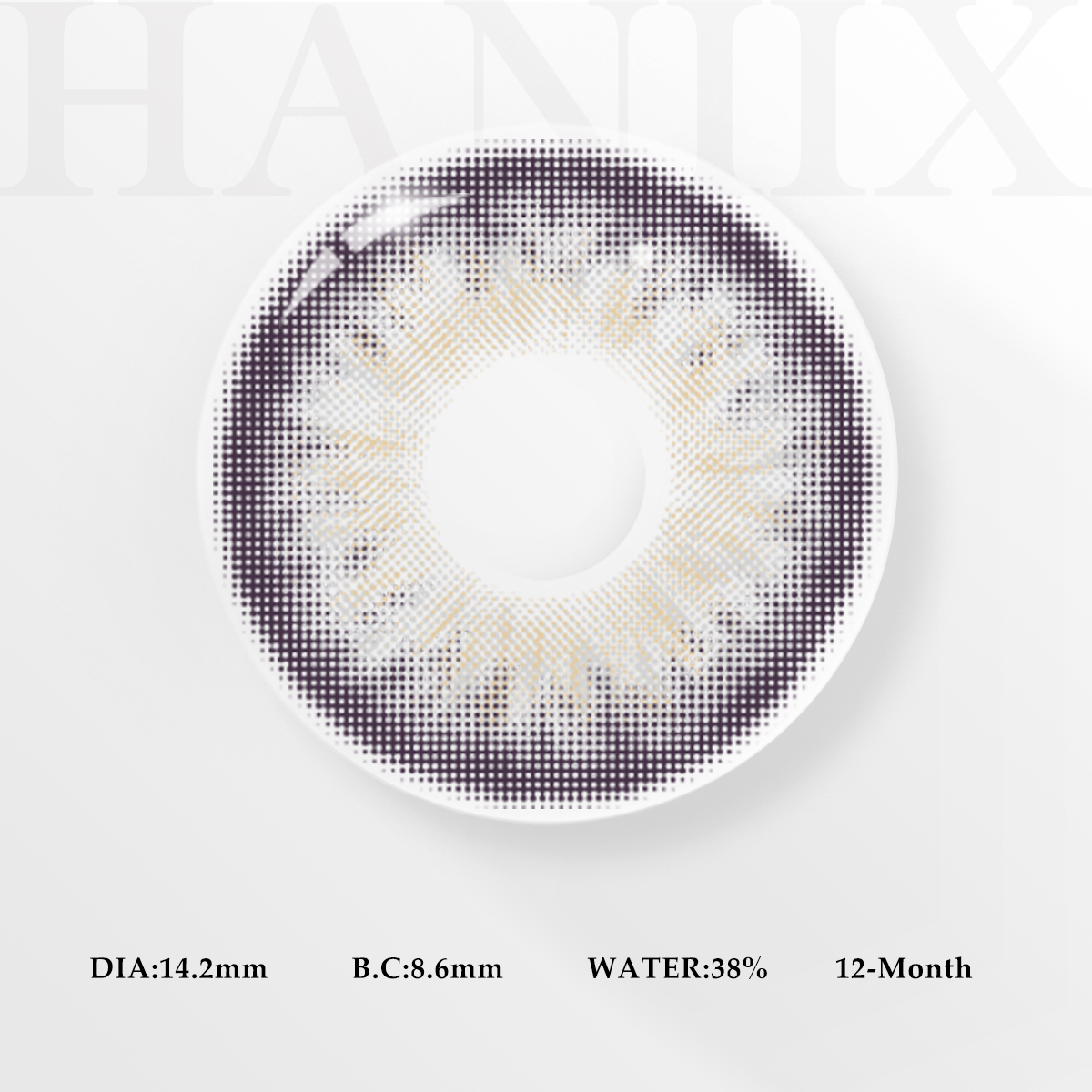 Moonlit Grey - Yearly, 2 lenses