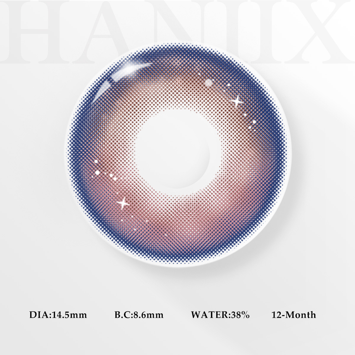 Genshin Galaxy Pink Blue - Yearly, 2 lenses