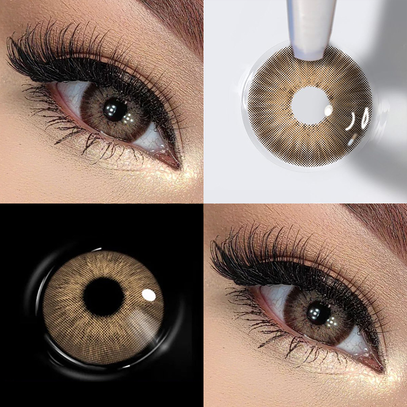 Iceland Brown Natural 1 Year Colored Contacts – HANIIX