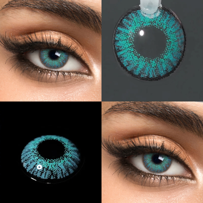 3 Tone Brilliant Blue - Yearly, 2 lenses