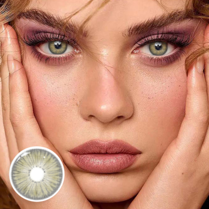 Glacier Grey Brown - Yearly, 2 lenses