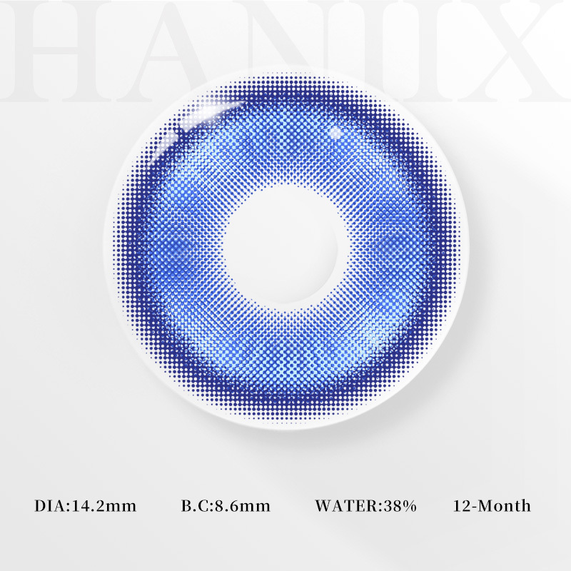 Lolly Vivid Blue - Yearly, 2 lenses