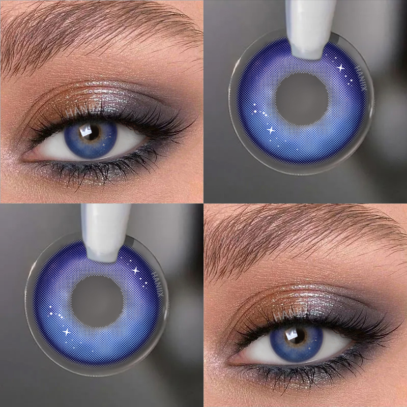 Genshin Galaxy Blue Violet - Yearly, 2 lenses