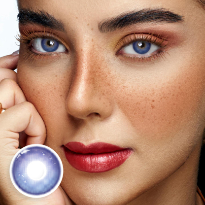 Genshin Galaxy Blue Violet - Yearly, 2 lenses