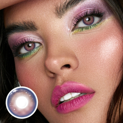 Genshin Galaxy Pink Blue - Yearly, 2 lenses