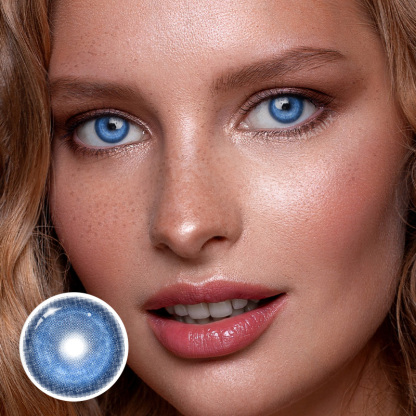 Luna Vivid Blue - 1 Year, 2 lenses