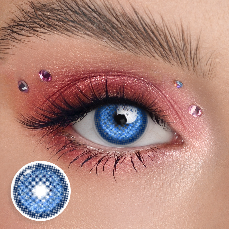 Luna Vivid Blue - 1 Year, 2 lenses