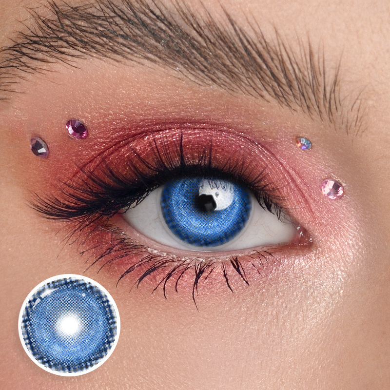 Luna Vivid Blue - 1 Year, 2 lenses