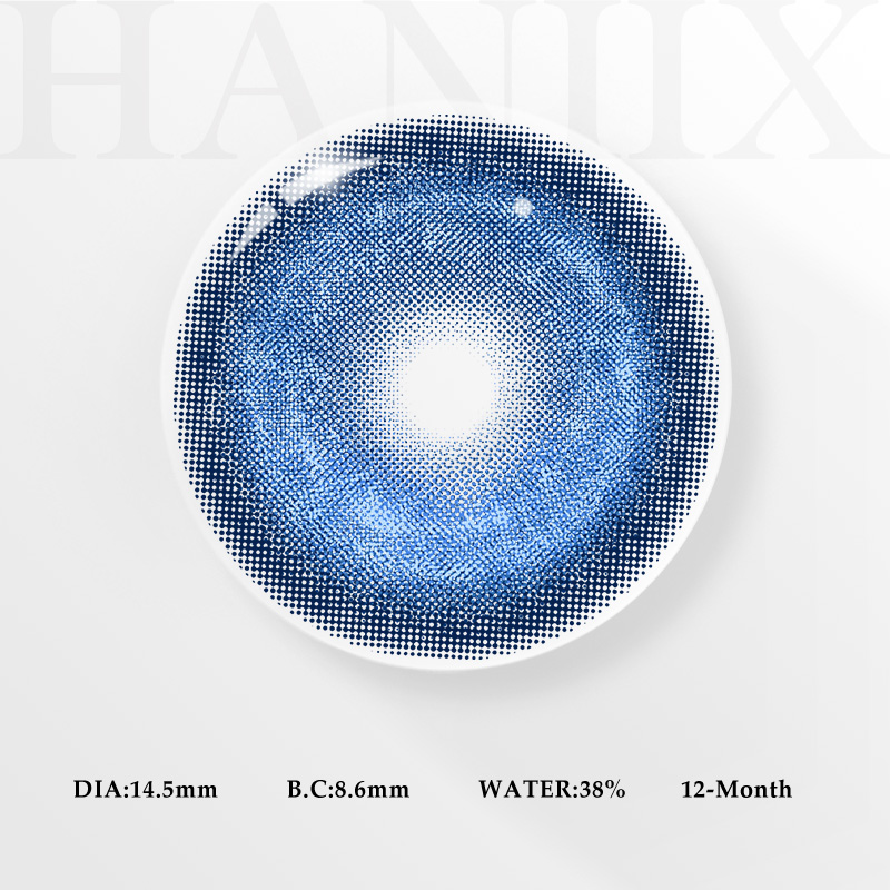 Luna Vivid Blue - 1 Year, 2 lenses